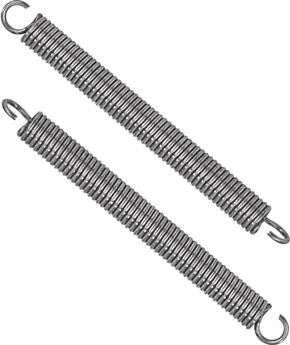 Trekveren met Haak Roestvrijstalen Trekveer Spannerveer 40mm Buitendiameter 4mm Draaddiameter 0,6 mm Haakhoek 90 Graden Maximale Trekkracht 1,1kg 0,6x4x40mm 20 Stuks