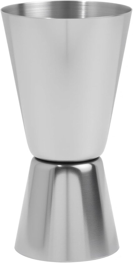 Foto: Alcoholdoseerder van roestvrij staal dubbele cocktailmaatbeker 30 60 ml voor bar feest professionele barman