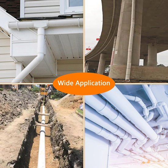 Afdekking voor afvoerbuizen Ø 125 mm van PVC, geschikt voor spoelsystemen en het voorkomen van rioolinstroom, waterdicht en duurzaam — afbeelding 5