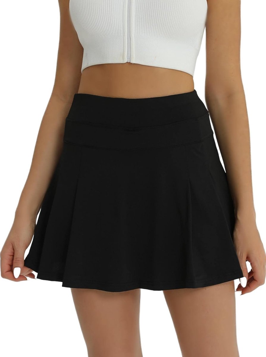 Tennisrok Dames Sportrok met Broek Rok met Shorts Geïntegreerde Golfrok Zomerrok met Zakken