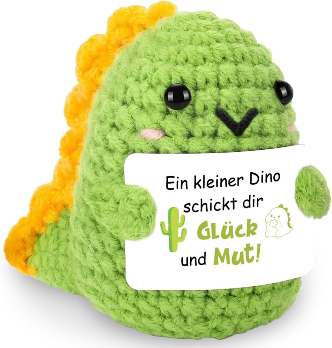 Mini-motiverende gebreide, grappige creatieve pluche cadeaus voor familie, heren, dames, kinderen, koppels, collega 25Jan-A10