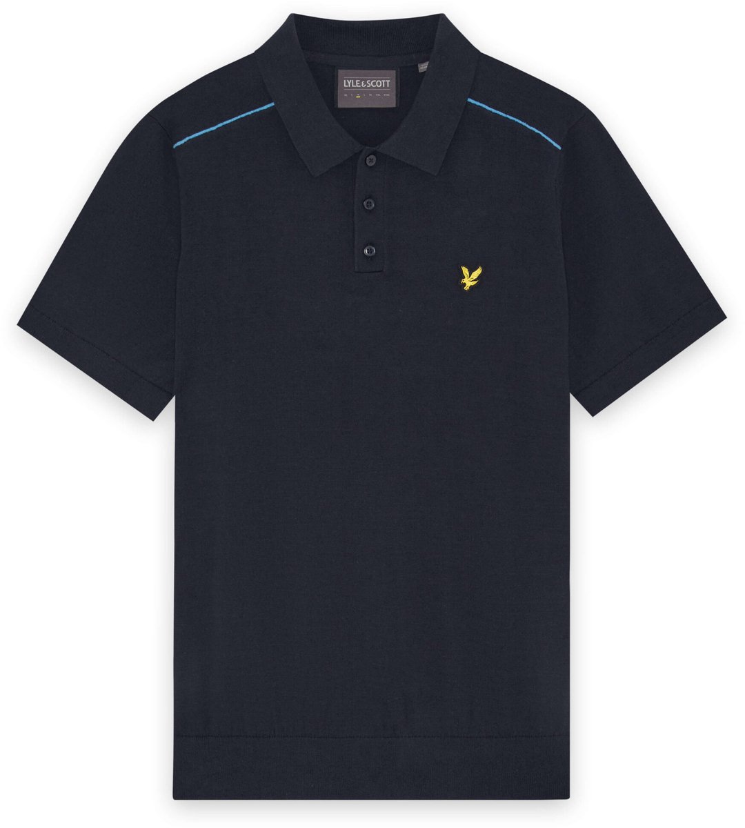 Lyle & Scott - Heren polo - Maat M - Mannen - MARINE -