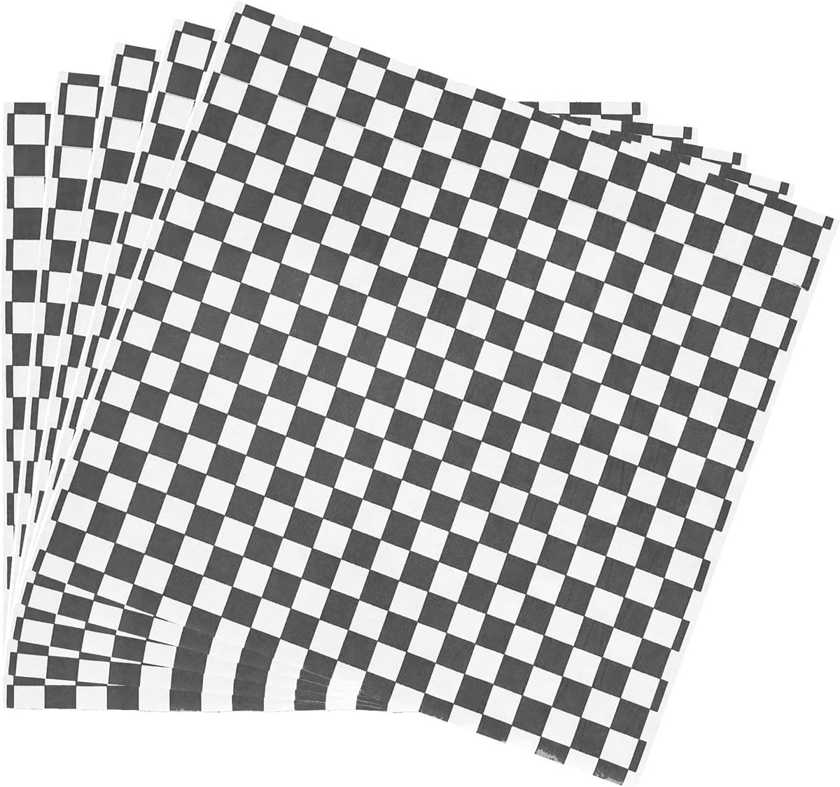Verpakking van 100 Vellen Voedselwaspapier 26 x 28 cm - Ideaal voor Burgers, Frietjes en BBQ Snacks