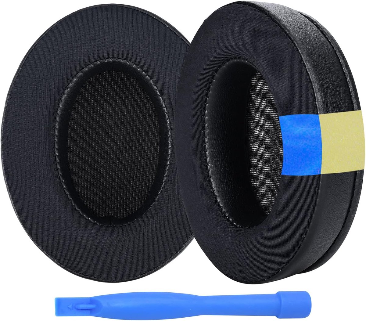 Oorkussens voor Sony WH-1000XM3 by MMOBIEL - Cooling Gel & Ice-Silk Memory Foam Earpads - Comfortabele Noise Cancelling Hoofdtelefoon Kussens - Zwart