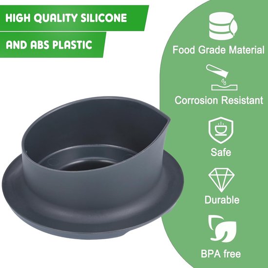 Maatbeker voor Thermomix TM6 TM5, Food Grade Blender Koken Maatbeker met Schaal Compatibel met TM6/TM5 Thermomix Vervangende Accessoires, Vaatwasser Veiligheid — afbeelding 2