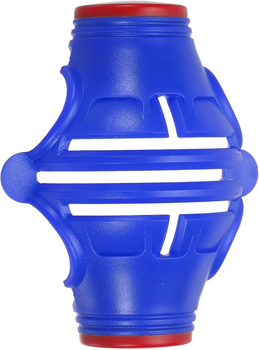 Golfbal Marker Stencil 360 Graden Triple Track Golfbal Uitlijning Markering Tool Lijn Tekening Marker voor Mannen Vrouwen, Blauw/Rood