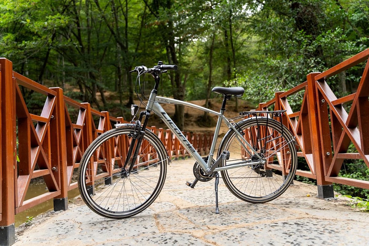 SnelShoppen - Premium 28 Inch Mountainbike voor Mannen en Vrouwen - 21 Versnellingen, Stadsfiets, Trekkingfiets, Geschikt voor Bergen en Dagelijks Geb