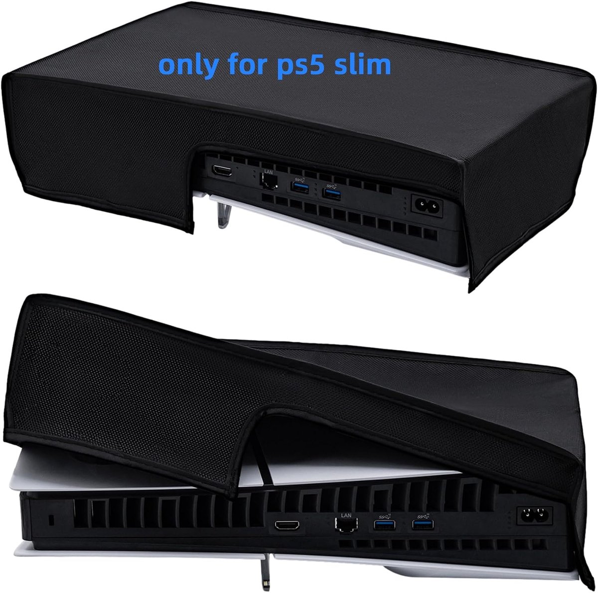 Stofdichte hoes krasbestendige beschermhoes waterdicht voor PS5 Slim (niet voor PS5)