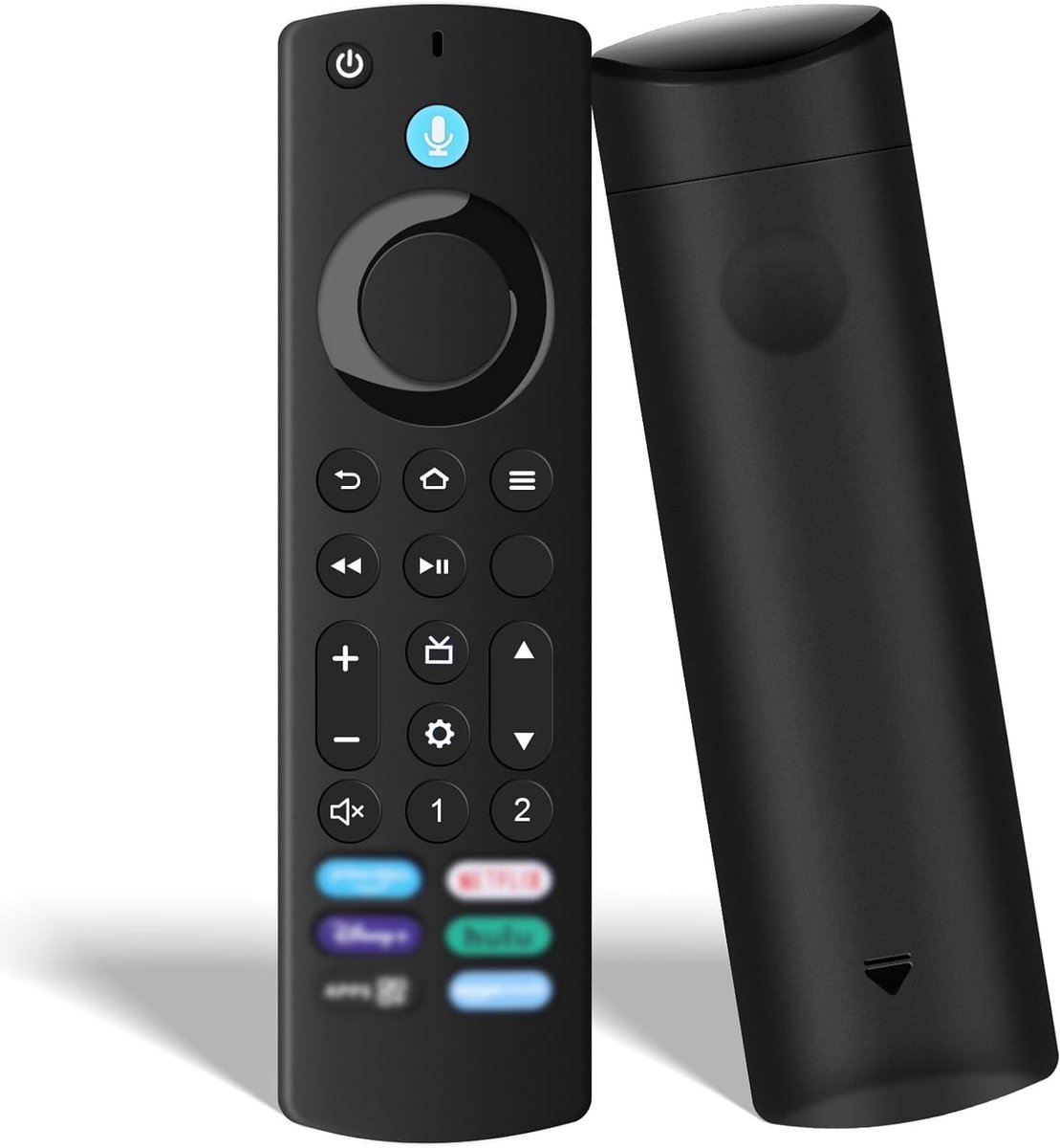 Afstandsbediening voor Smart TV (2 Gen,3 Gen,4K,Lite) voor Fir-e TV S-t1-ck (4K,HD,4K Max), Vervanging Sprachfernbedienung voor Smart TV Cube (2 Gen,3 Gen) met 6 Sneltoetsen en Spraakfunctie