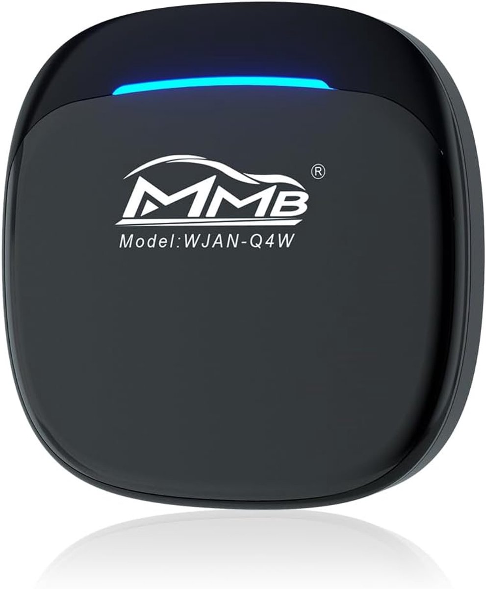 SnelShoppen - MMB CarPlay Box MAX 5.0 Android 13 Multimedia Video Ai Box, 8-Core Processor, 8GB RAM, 128GB ROM, Dual Band WiFi, Bluetooth 5.2, SIM en