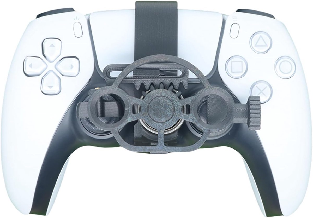 Mini Stuurwiel Voor PS5 Racing Game Controller Rijden Simulator 3D Printing Stuurwiel Voor PlayStation 5 Auxiliary Racing Wiel Accessoires