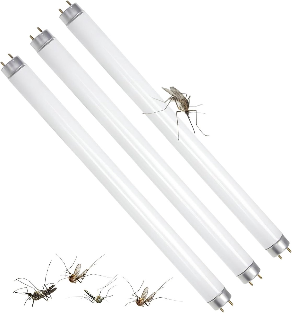 SnelShoppen - Set van 3 T8 10W Vervangende Lampen voor Insectenbestrijding - 330 mm UV Lichtbuizen voor Muggenlamp - Vervanglamp voor 10W Vliegverdelg