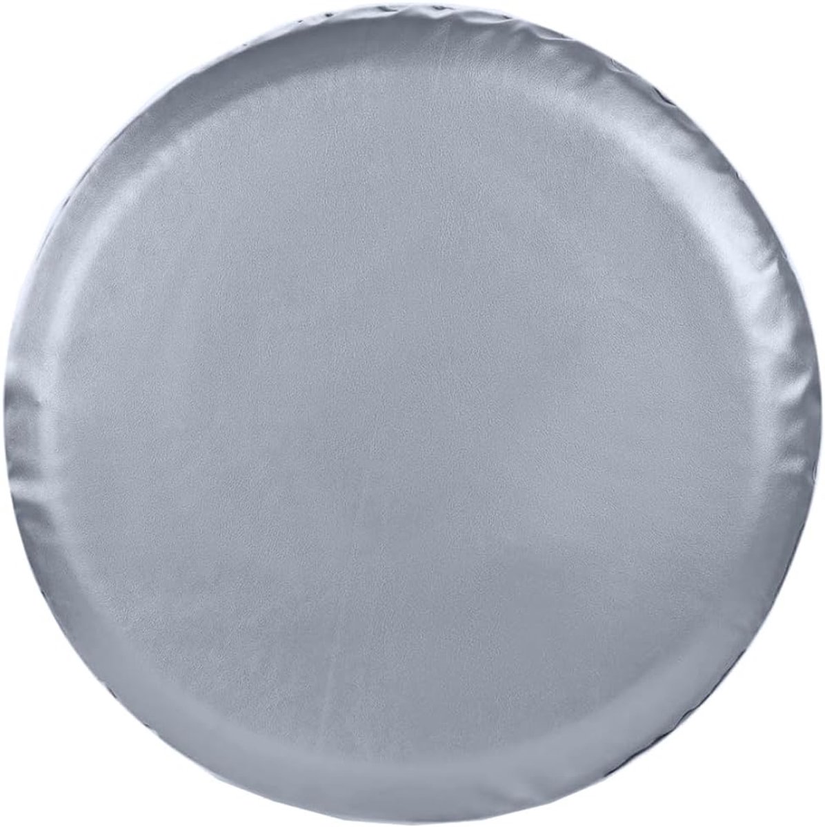 Reservewielhoes voor reservewiel, pvc en leer, stofdicht, waterdicht, bandenafdekking, bescherming voor diameters (60-69 cm), auto, zilver