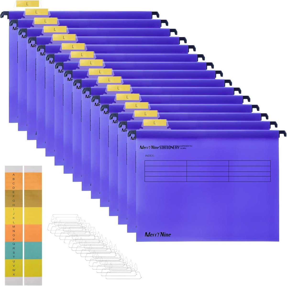 Hangmappen A4 - polypropyleen - paars - voor kantoororganisatie - ShopVlot