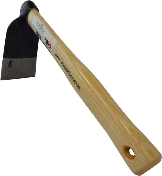 SnelShoppen - Beetschoffel Tuinschoffel Korte Hak met Houten Steel 33 cm Essenhout Breed Blad voor Tuin en Groentetuin van Snelshoppen — afbeelding 3