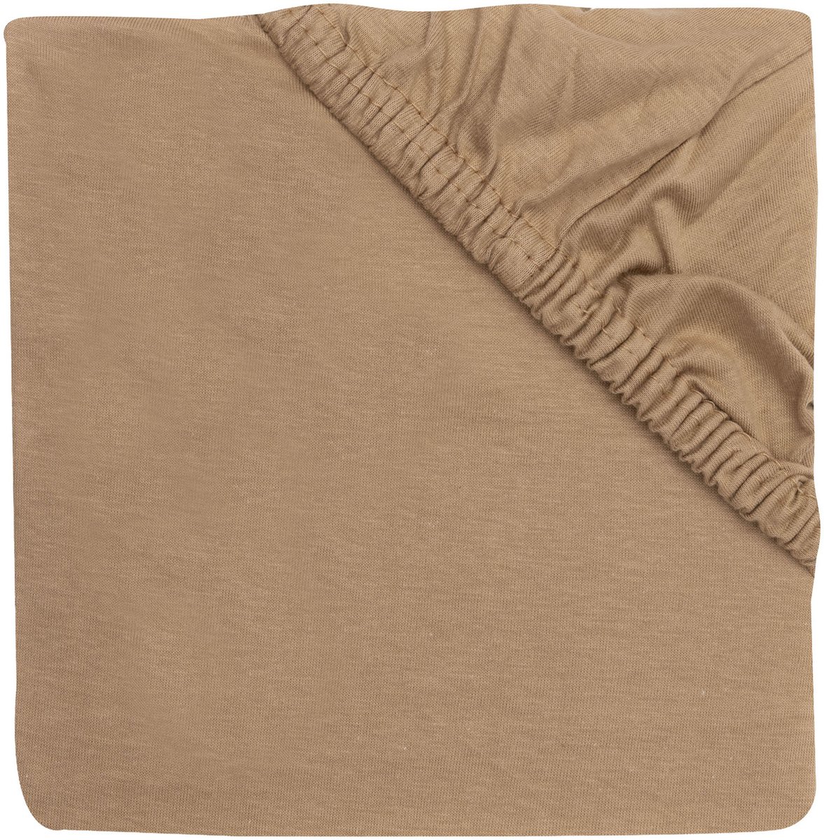 Jollein Hoeslaken Ledikant - 70/75x140/150cm - Jersey - Hazel