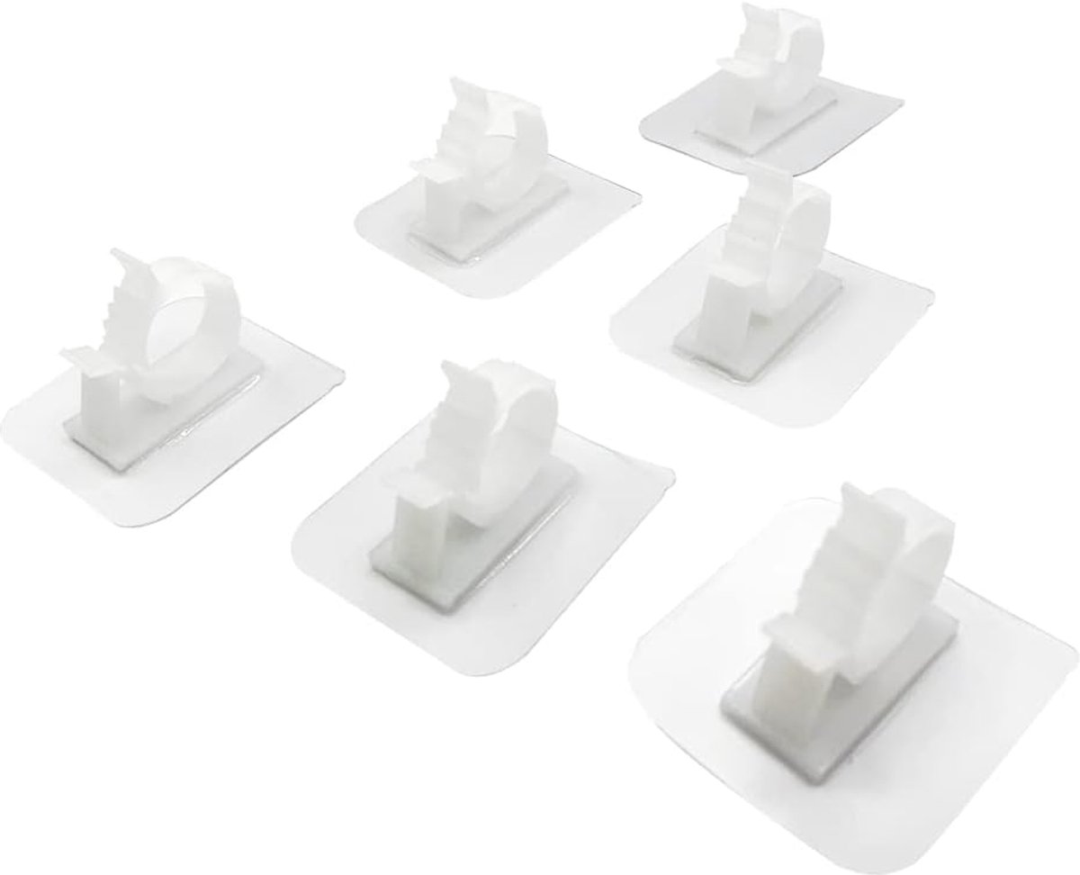 Hose clamps 6 stuks - zelfklevend - verstelbaar velcro ontwerp - ideaal voor waterleidingen - SnelShoppen