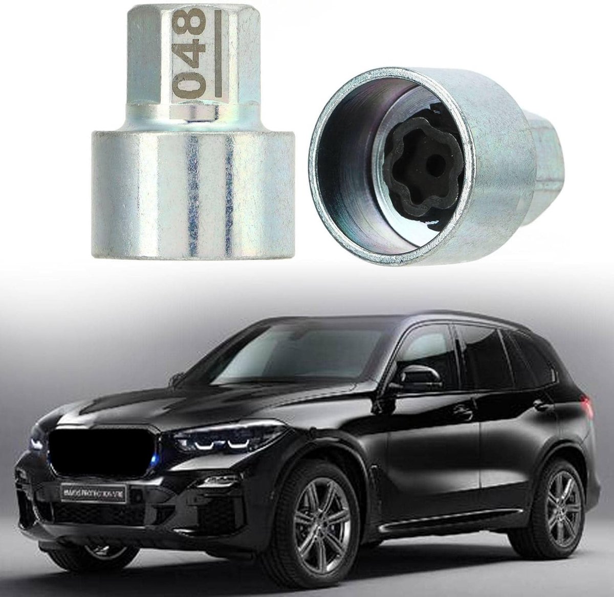 Wheel Lock Wrench Bolt Remover Compatible with 3 5 6 7 Series and X1 X2 X3 X4 X5 X6 Z4 Replacement Part for Security - ShopVlot