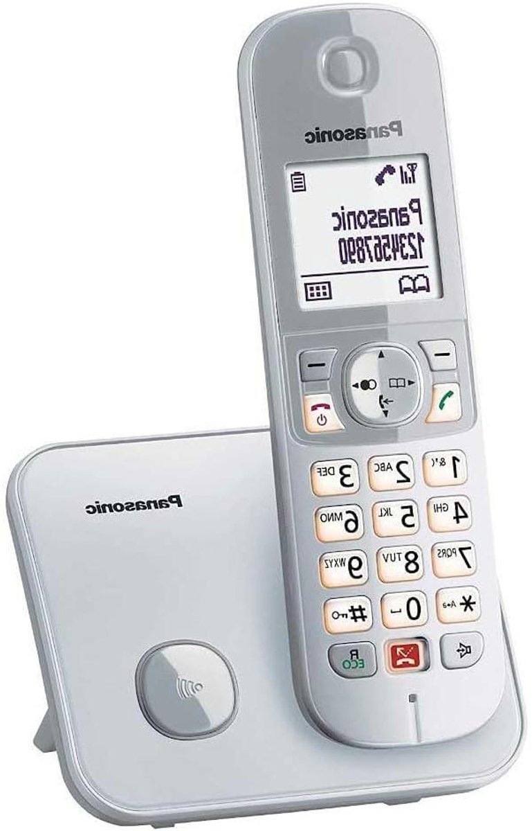 Draadloze Telefoon - Huistelefoon DECT - Ongewenste Oproepen Blokkeren - Ruisonderdrukking - 1.8 inch LCD - Zilver