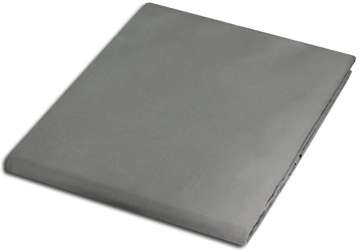 Satine Lakens Zonder Elastiek 200x220cm - Grijs