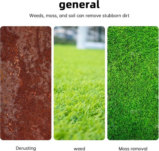 SnelShoppen - Weed Brush 150mm - Onkruidborstel, Borstelslijper, Stalen Borstel, Rond, 25.4mm Gat, Voor Tuin, Onkruidverdelger, Stevige Draadborstel — afbeelding 4