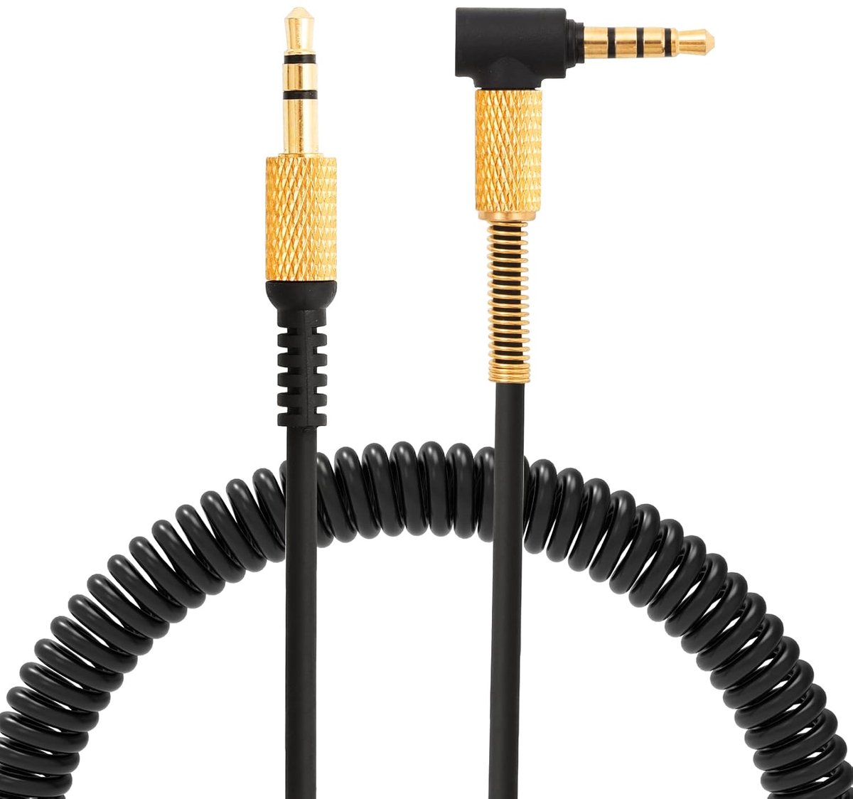 Audio-vervangingskabel compatibel met Marshall Major I Major II Major III Mid Bluetooth Marshall Monitor met microfoon en volumeregeling 3,5 mm mannelijk naar mannelijk hoofdtelefoonkabel