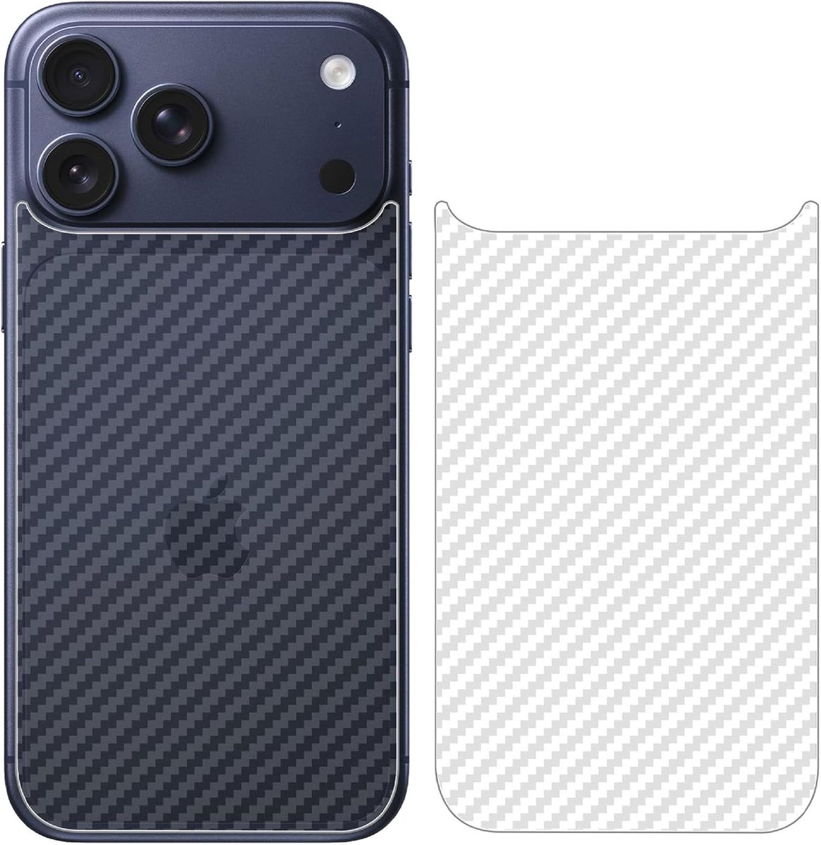 Rugbeschermer Flim Compatibel met iPhone 17 Pro Max, [4-pack] 0,1 mm Ultra Slank Zacht Rugfilm Rugbeschermer [Anti Vingerafdruk] [Anti Slip]