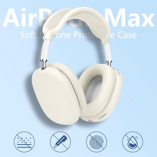 Hoes voor Airpods Max 1st/2nd, Starlight - Schokbestendig, krasbestendig, stof- en zweetwerend. Eenvoudige installatie, perfecte pasvorm, functies blijven behouden. — afbeelding 5