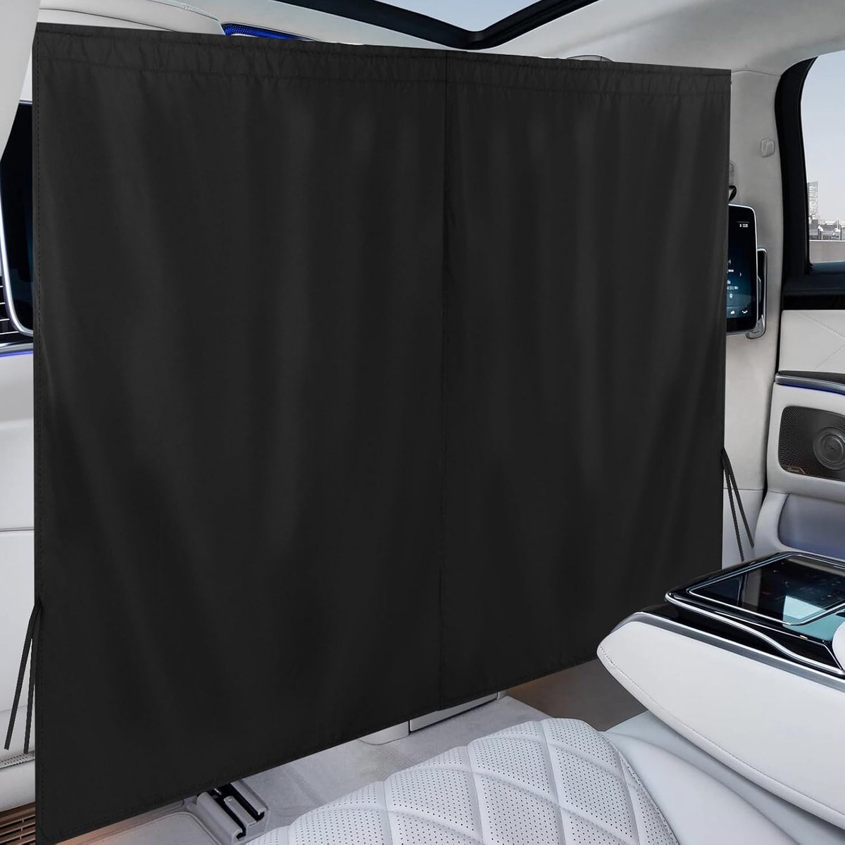 scheidingsgordijnen, beschermt de privacy, 180 x 90 cm, afneembaar auto-privacygordijn, voor SUV, auto en de meeste auto's (M)