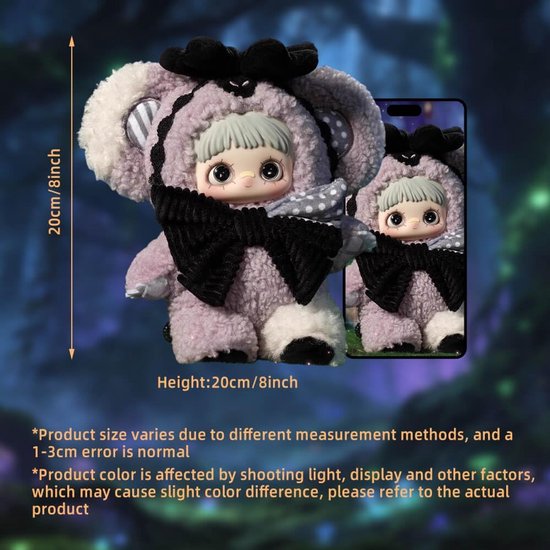Pluche pop blind box Maymei Twin Secret Realm serie gevulde pluches verzamelbare cadeaus (1ST) — afbeelding 2