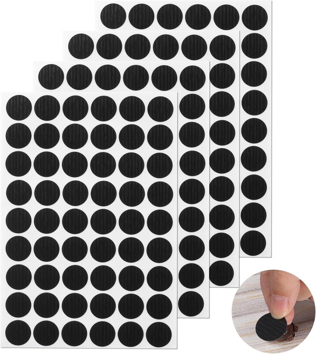 Screw Hole Stickers 21mm - 14 Kleuren PVC - Waterproof en Duurzaam - Voor Meubels en Kasten - SnelShoppen