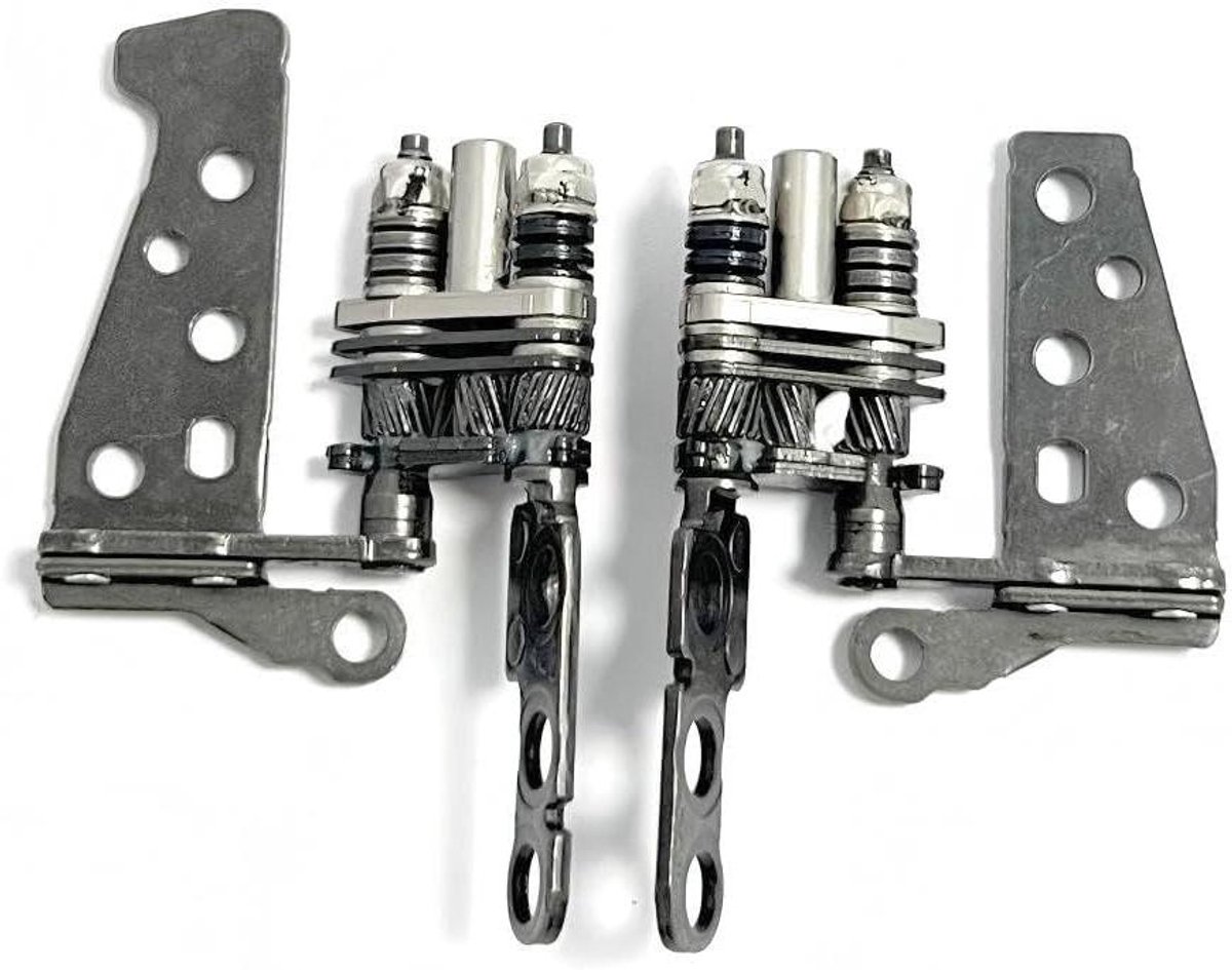 Scherm Scharnier Set - Laptop Scharnieren - Laptop Reparatie - Specifiek Ontworpen - 7 x 5 x 1.9 cm - Zilver