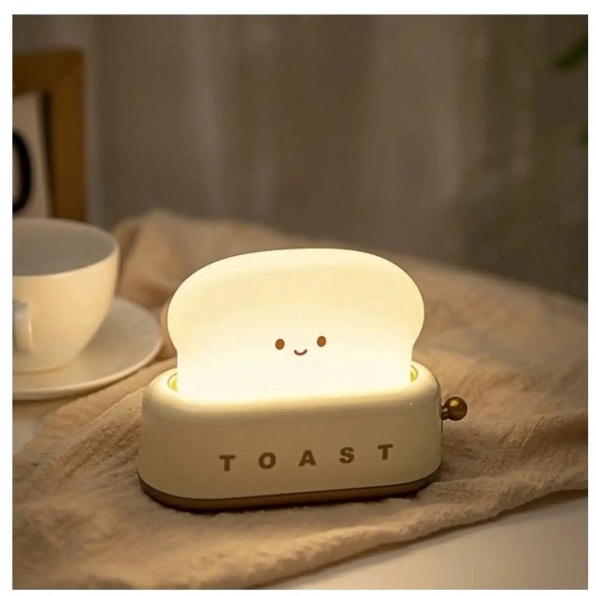 Broodrooster led lamp - Warm Wit licht - Tot 120 uur werking - Werkt met USB - ABS Materiaal - Slaapkamer - Woonkamer - Kinderkamer
