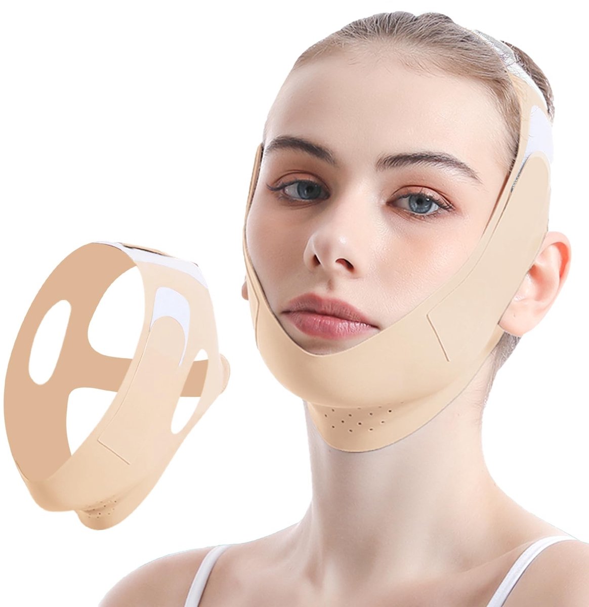 Omgoods - Herbruikbaar V-Line Gezichtsmasker voor Versteviging