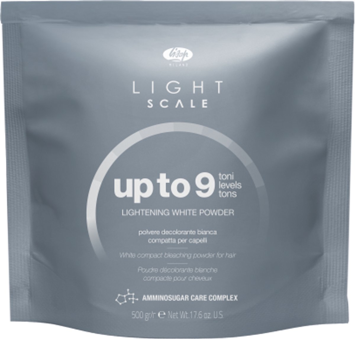 Lisap Light Scale Lightener 9 Tones 500 Grams