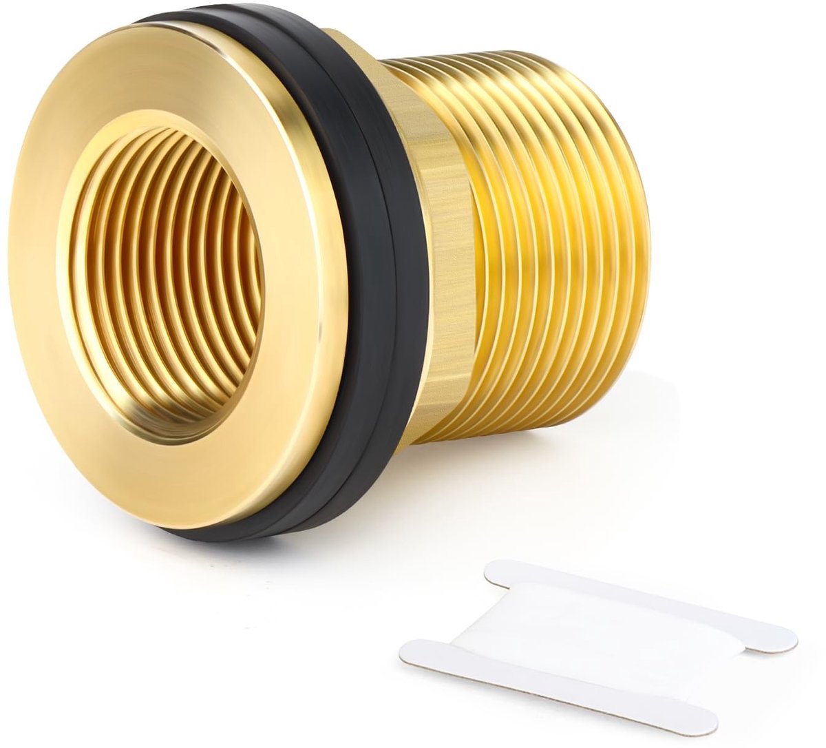 Omgoods - Messing Doorvoertank Connector met Rubberen Pakkingen