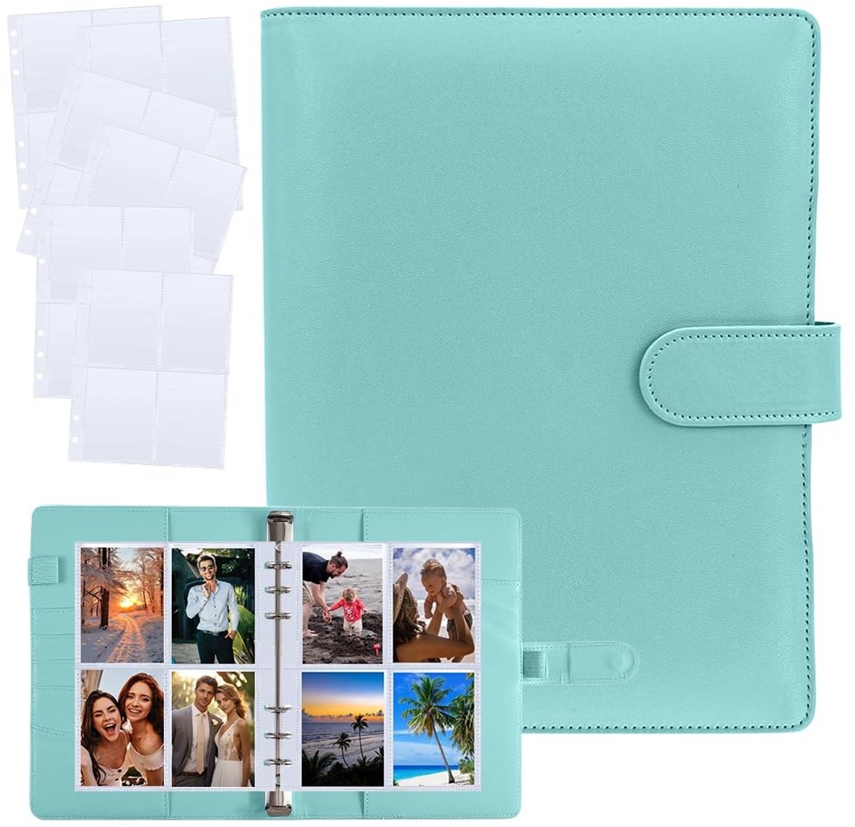 Omgoods - A5 Foto Kaart Binder met 120 Compartimenten