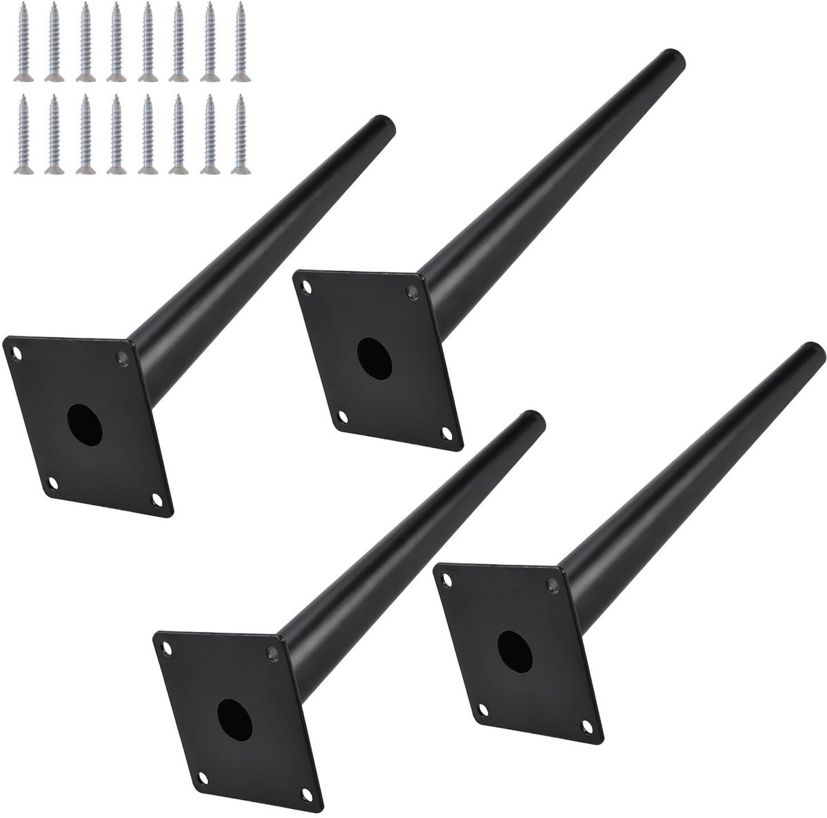 Omgoods - Set van 4 Stalen Tafelpoten voor DIY Meubels