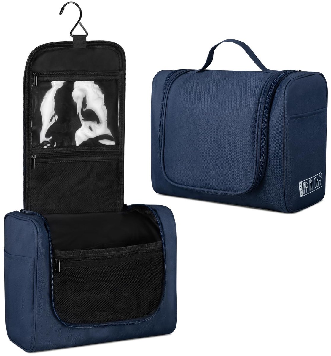 Omgoods - Hangende Toilettas - Grote Reis Organizer in Blauw
