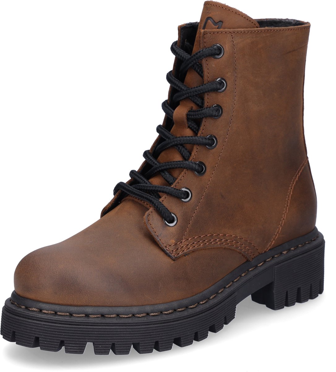MIDS MISHA Dame veterschoen bruin