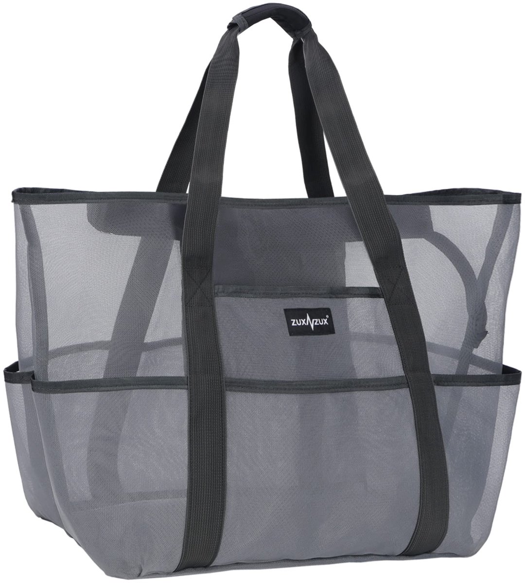 Omgoods - Mesh Strandtas voor Dames - Opvouwbare Zanddichte Zwemtassen