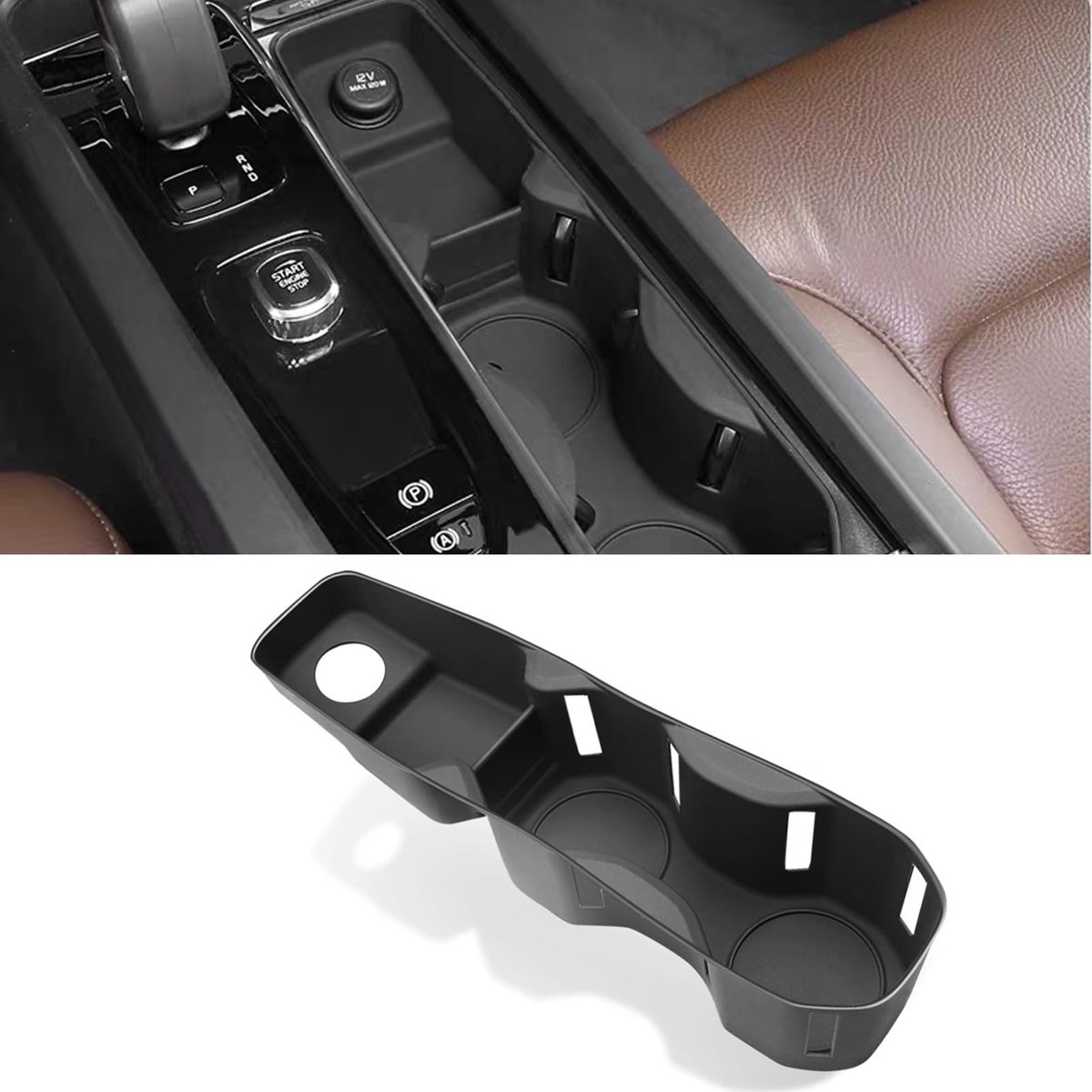 Omgoods - Auto Cup Holder voor Volvo XC60 XC90 S60 S90 (2019-2025)