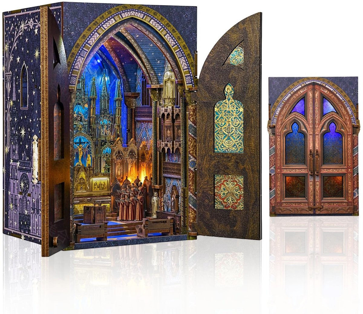 Omgoods - DIY Boek Nook Kit - Notre-Dame Basiliek