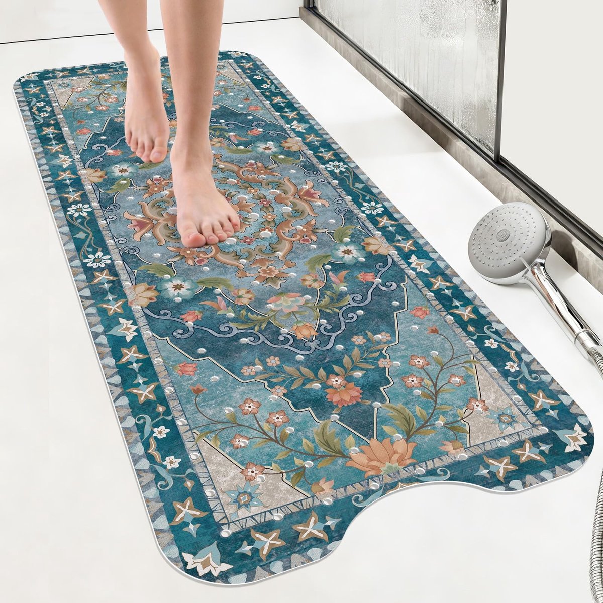 Omgoods - Luxe Antislip Badmat met Zuignappen 40x100 cm