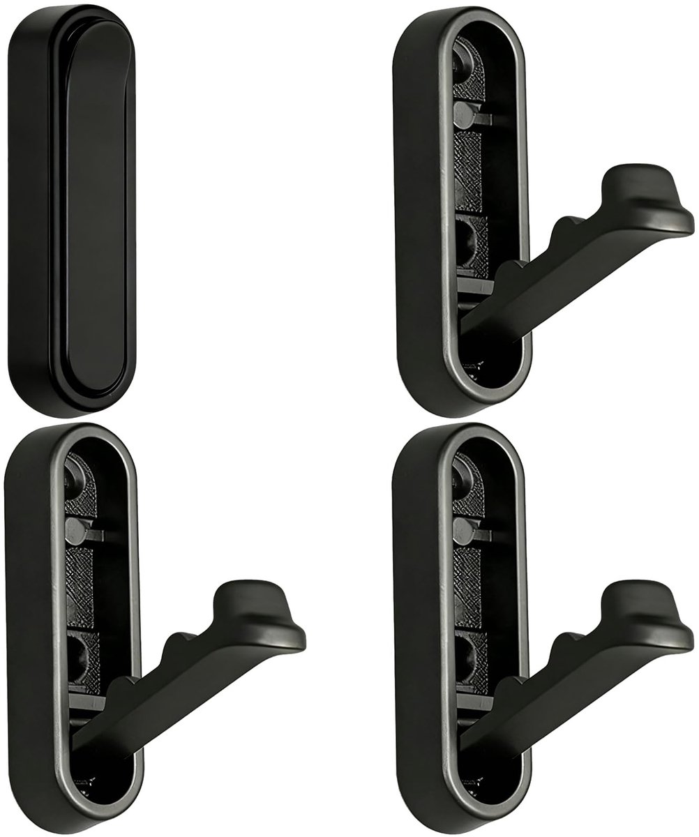 Omgoods - Set van 4 Inklapbare Wandhaken voor Kleding en Accessoires
