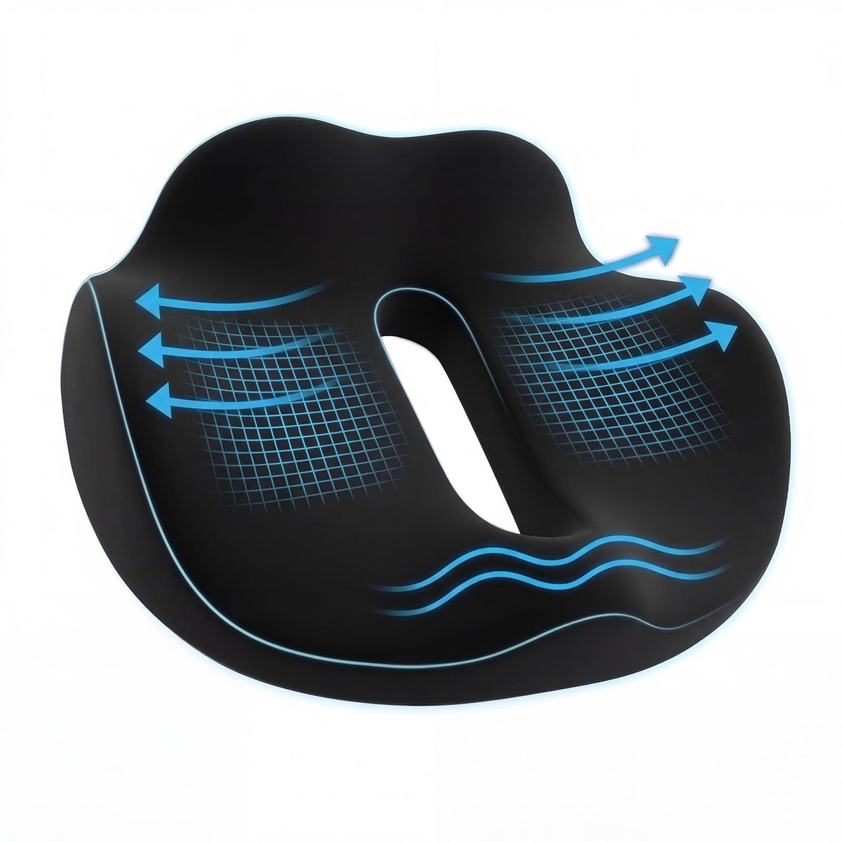 Omgoods - Ergonomisch Orthopedisch Zitkussen voor Bureaustoel