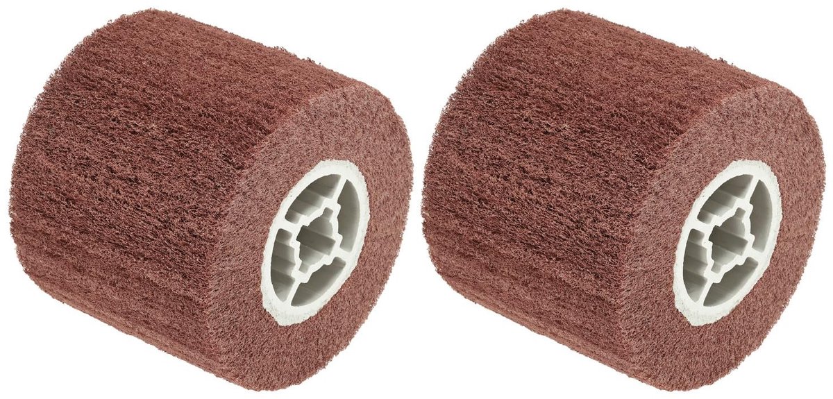 Omgoods - Set van 2 Nylon Slijpschijven voor Polijsten van Roestvrij Staal en Aluminium