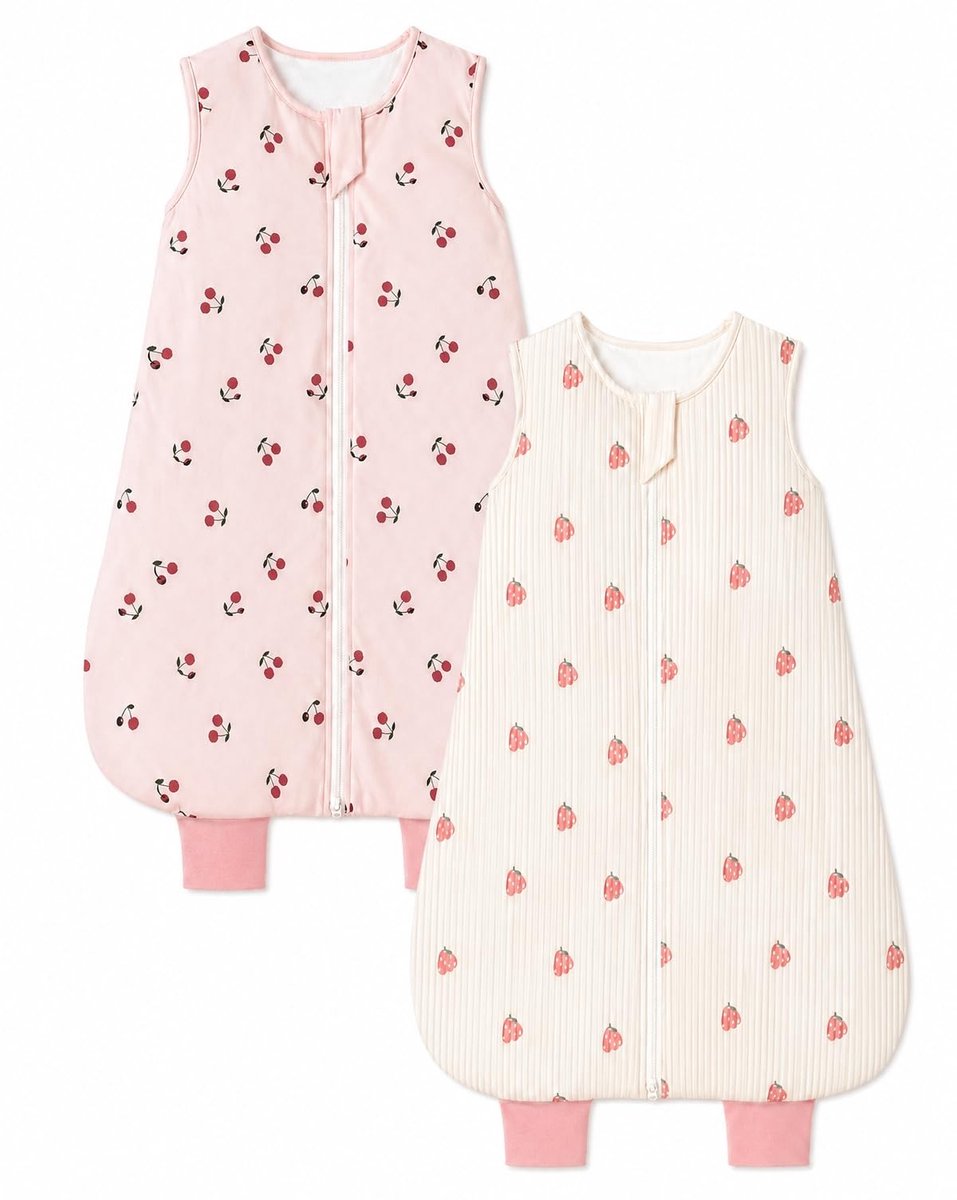 Omgoods - Baby Slaapzak met Voeten - 1.0 Tog Katoenen Zomer Slaapzak voor Actieve Baby's en Peuters