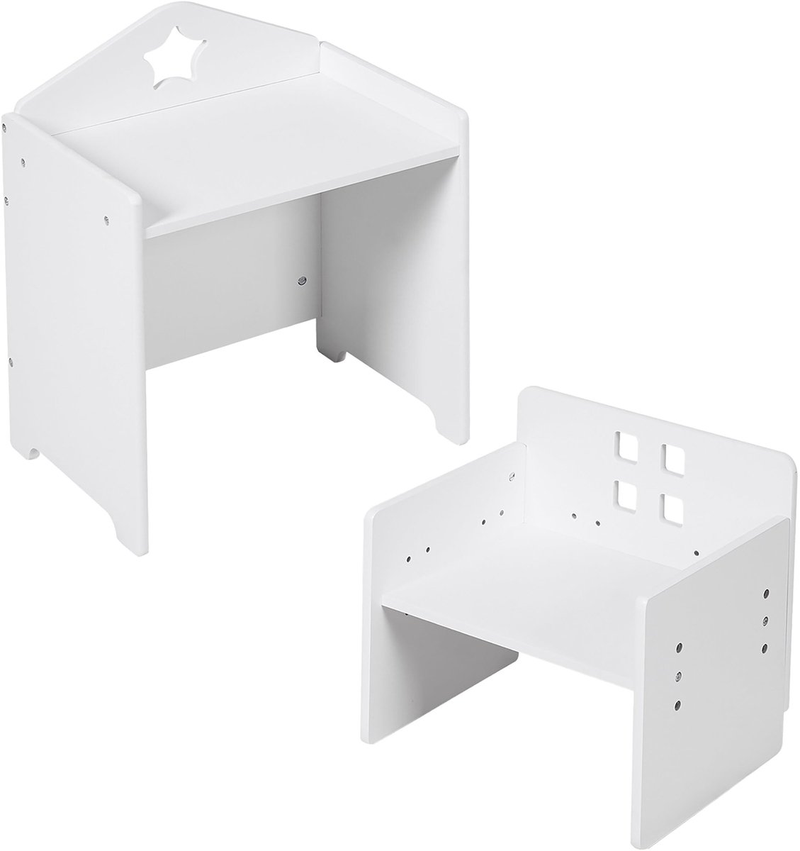 Omgoods - Kinderstoelen Set met Tafel en Stoel in Ster Design