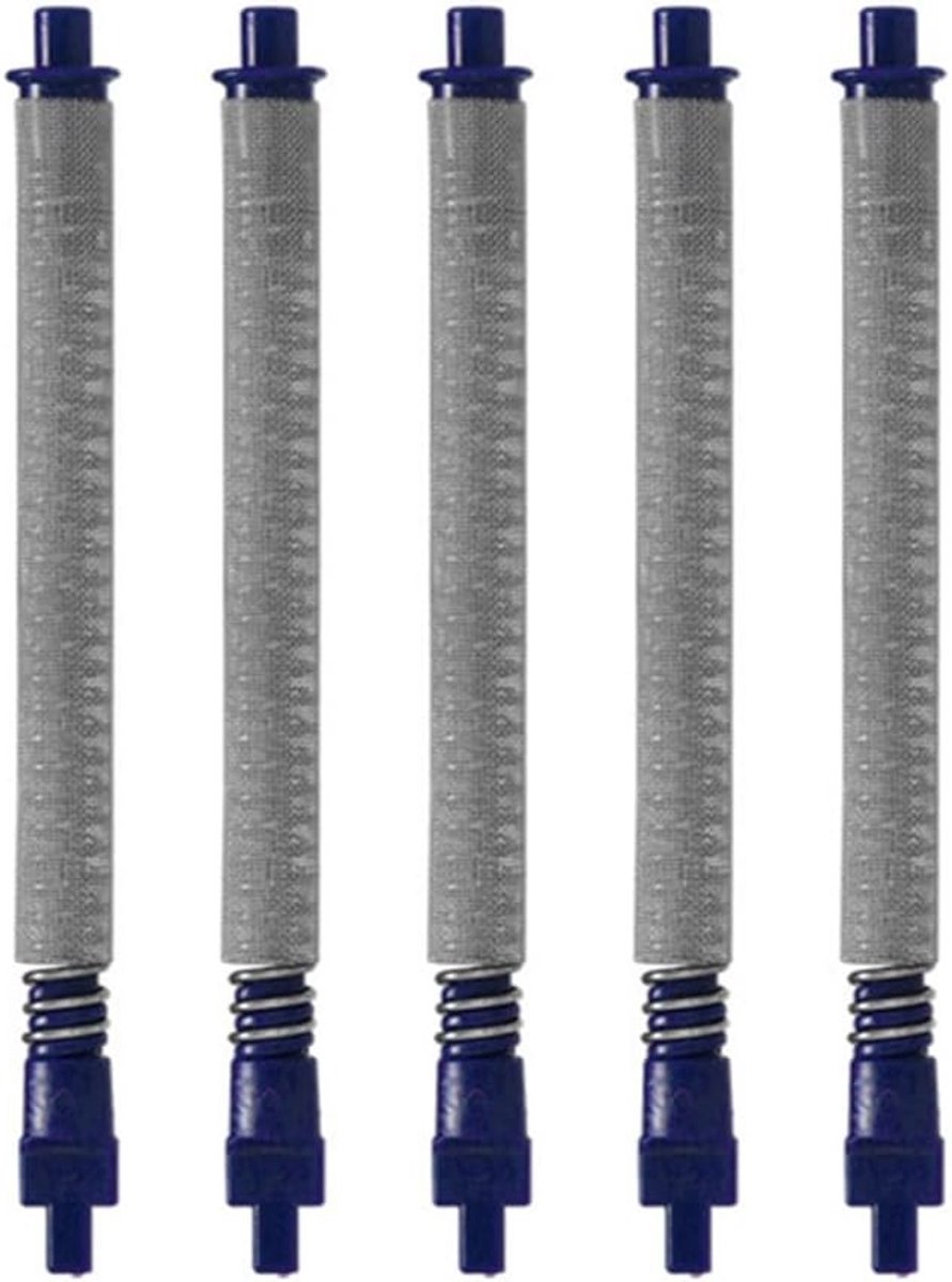 5 Stuks Airless Spuitpistool Filters van RVS - Professionele Accessoires voor Spuitmachines en Power Tools
